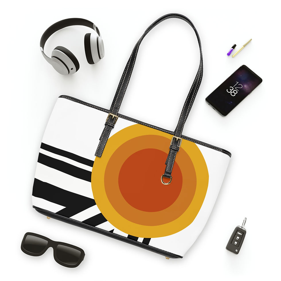 Thumbnail: PU Leather Shoulder Bag -Towards the Light of the Sun 