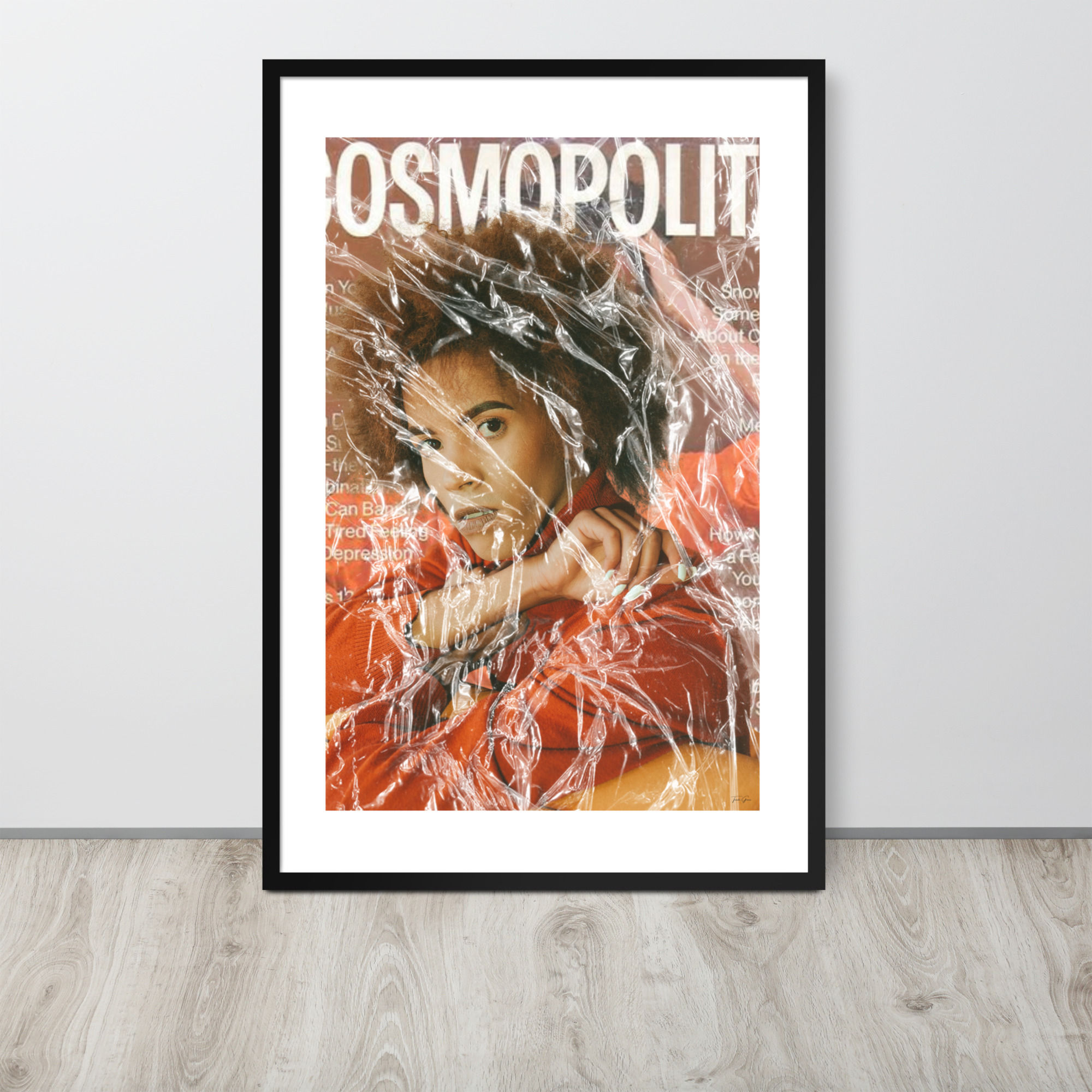 Framed poster -Folks Don't Like Nobody Being Too Free