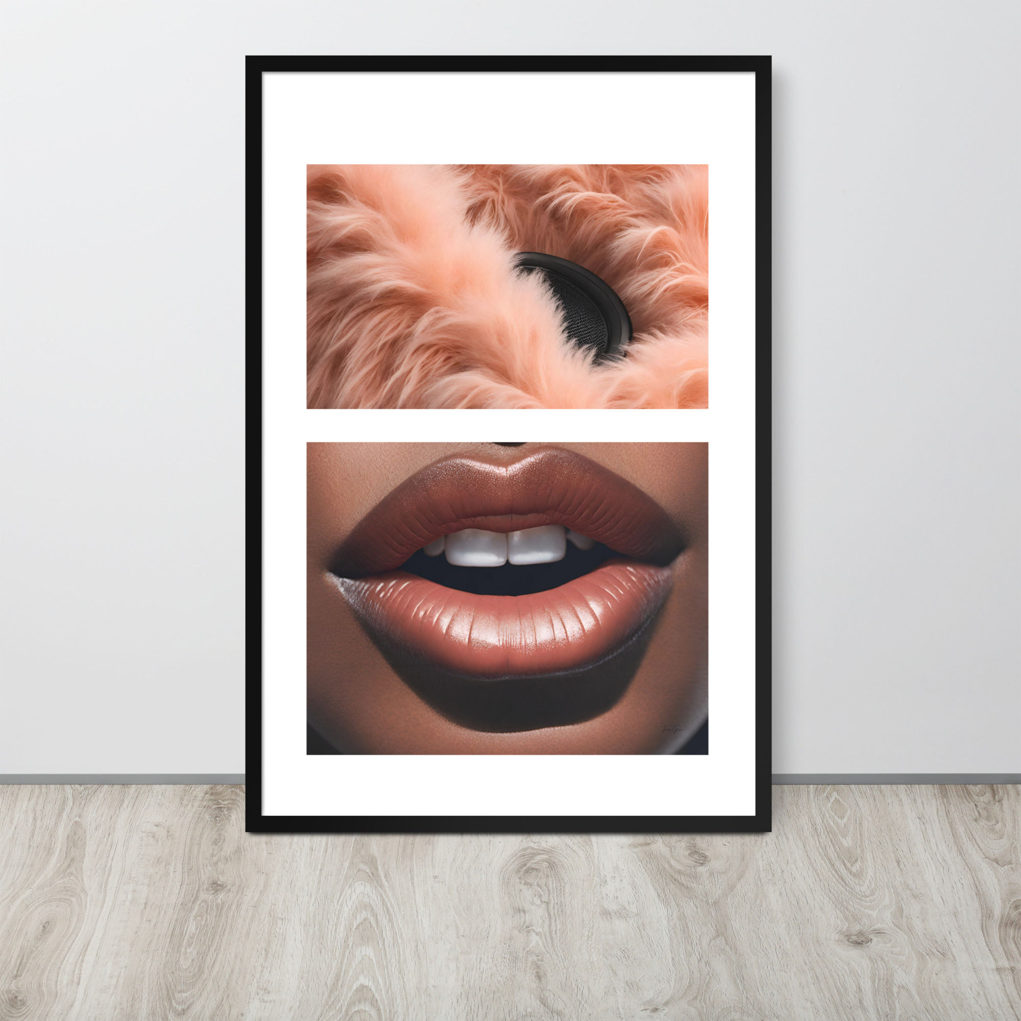 Framed poster -Whispering Sweet Nothings in His Ear