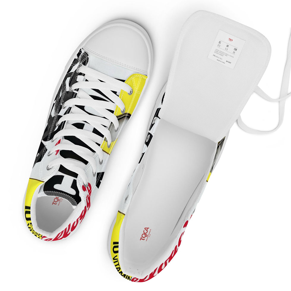 Thumbnail: Men’s high top canvas shoes -Saturdays