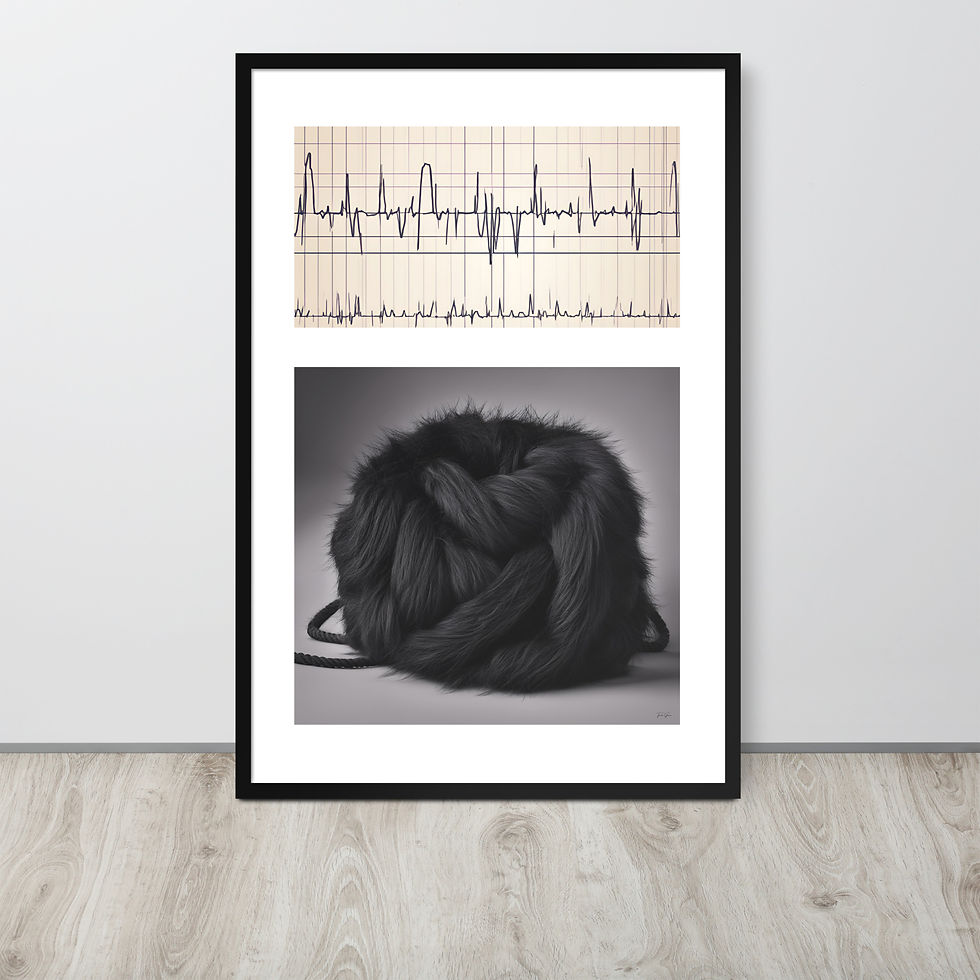 Framed poster -The Human Spirit Sometimes 3.0