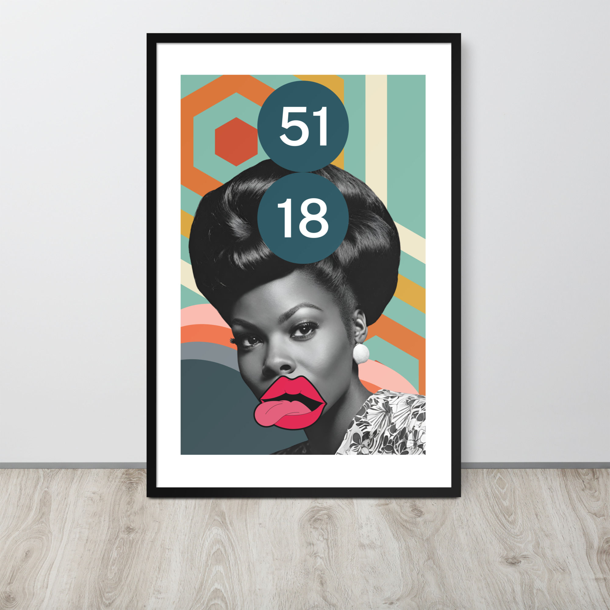 Framed poster -Lip Service #3