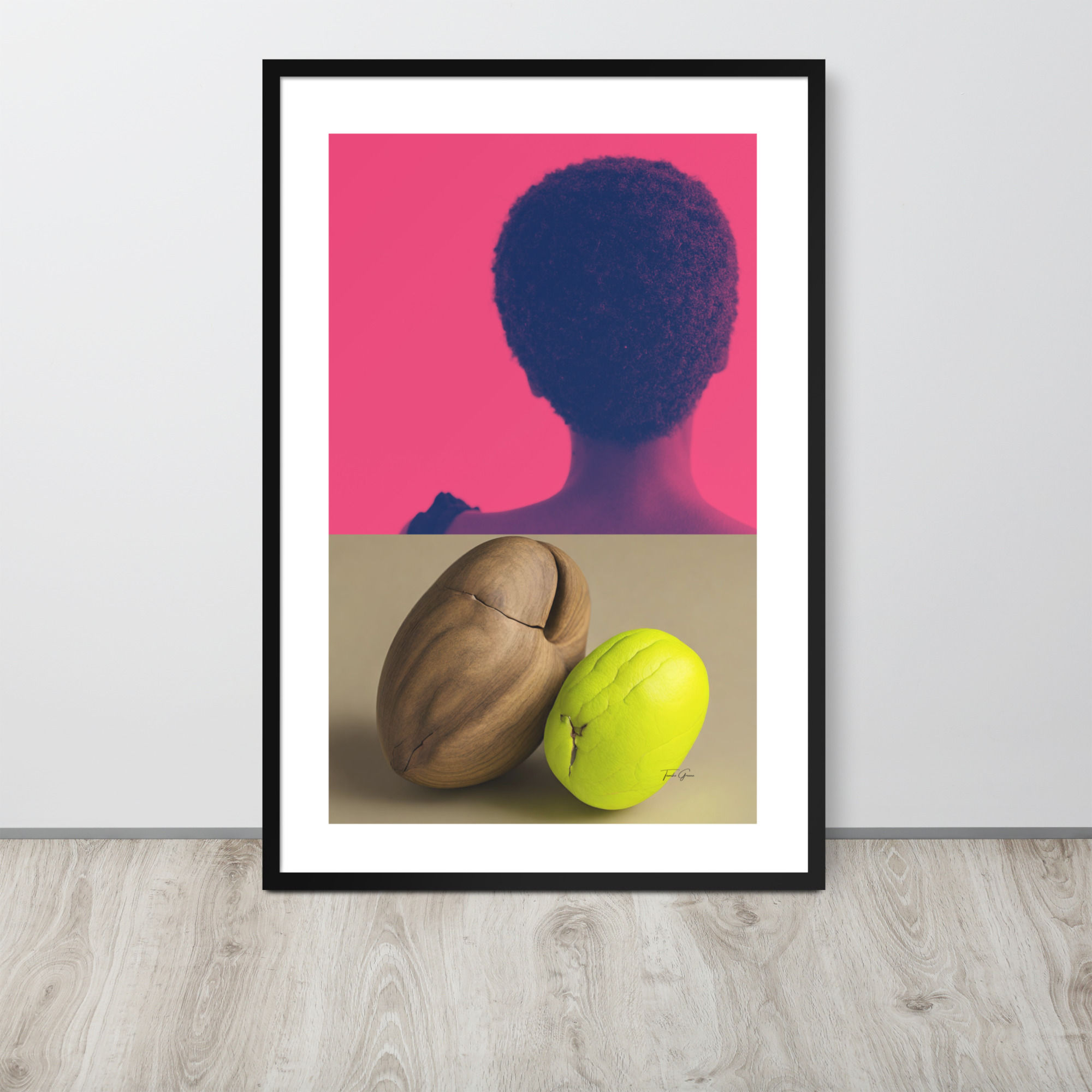 Framed poster -The Glow Up