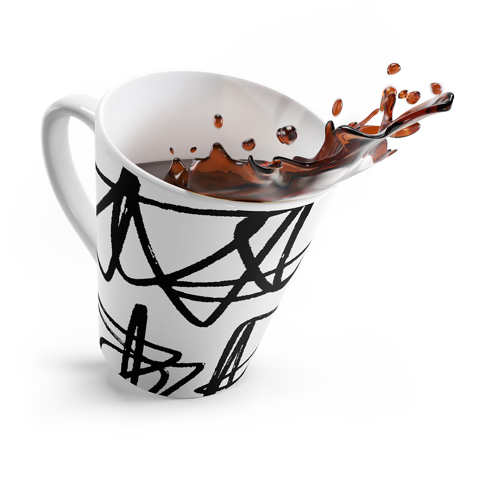 Thumbnail: Latte Mug -Scribble 