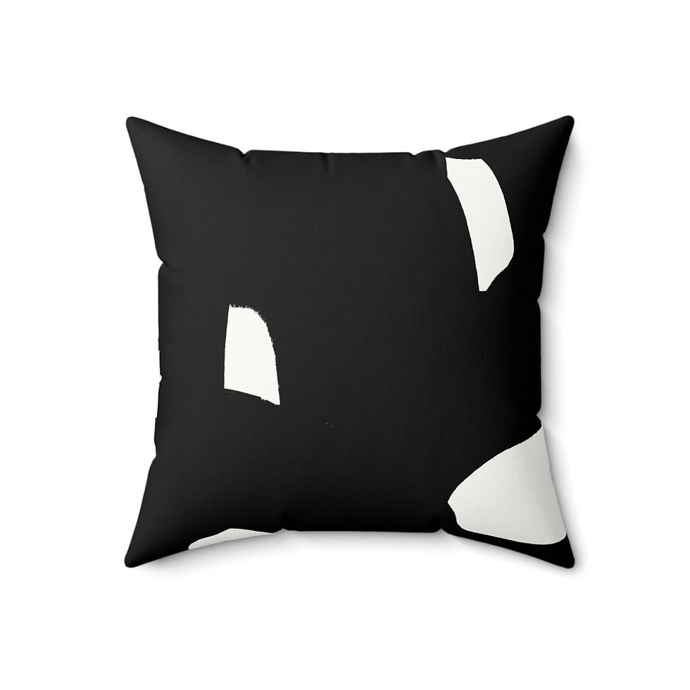 Thumbnail: Faux Suede Square Pillow -Spaces 