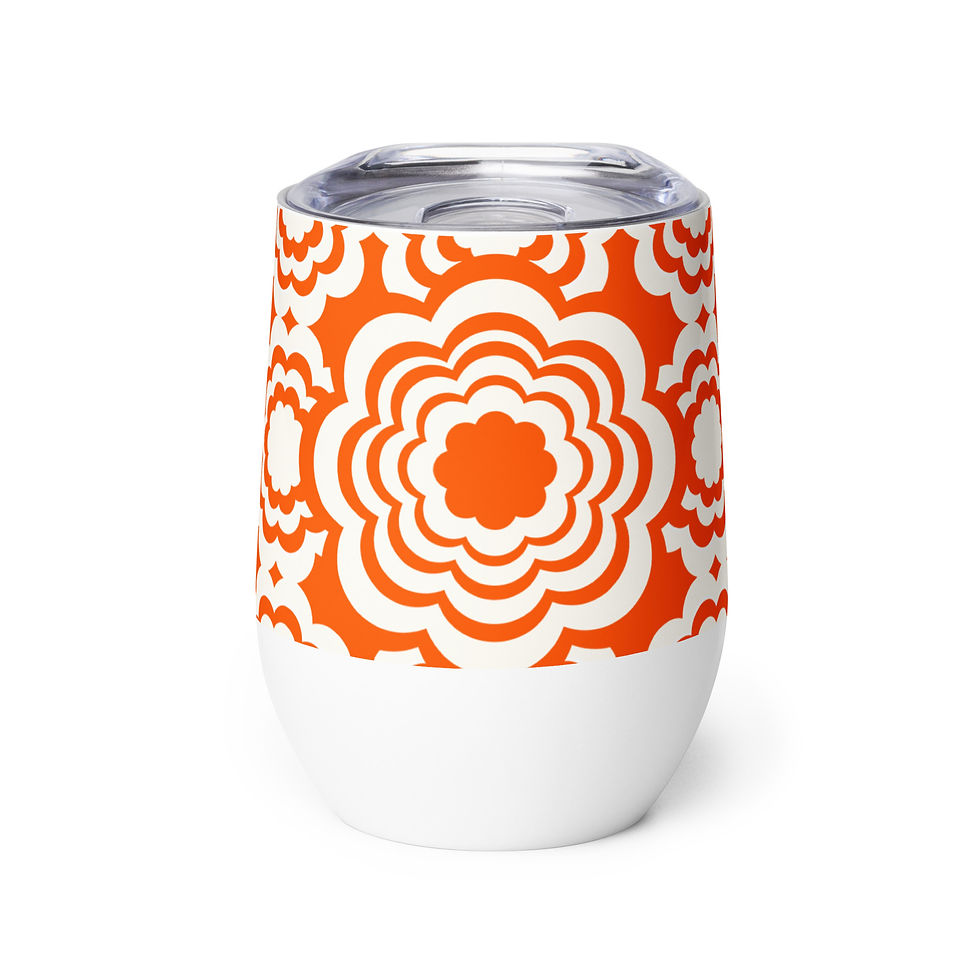 Wine tumbler -Blossom