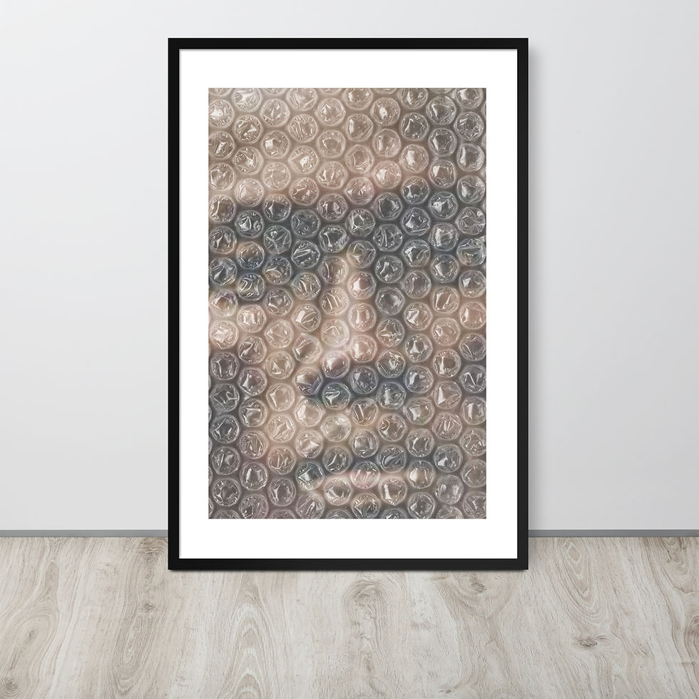 Framed poster - Layer: Self-Preservation No.3