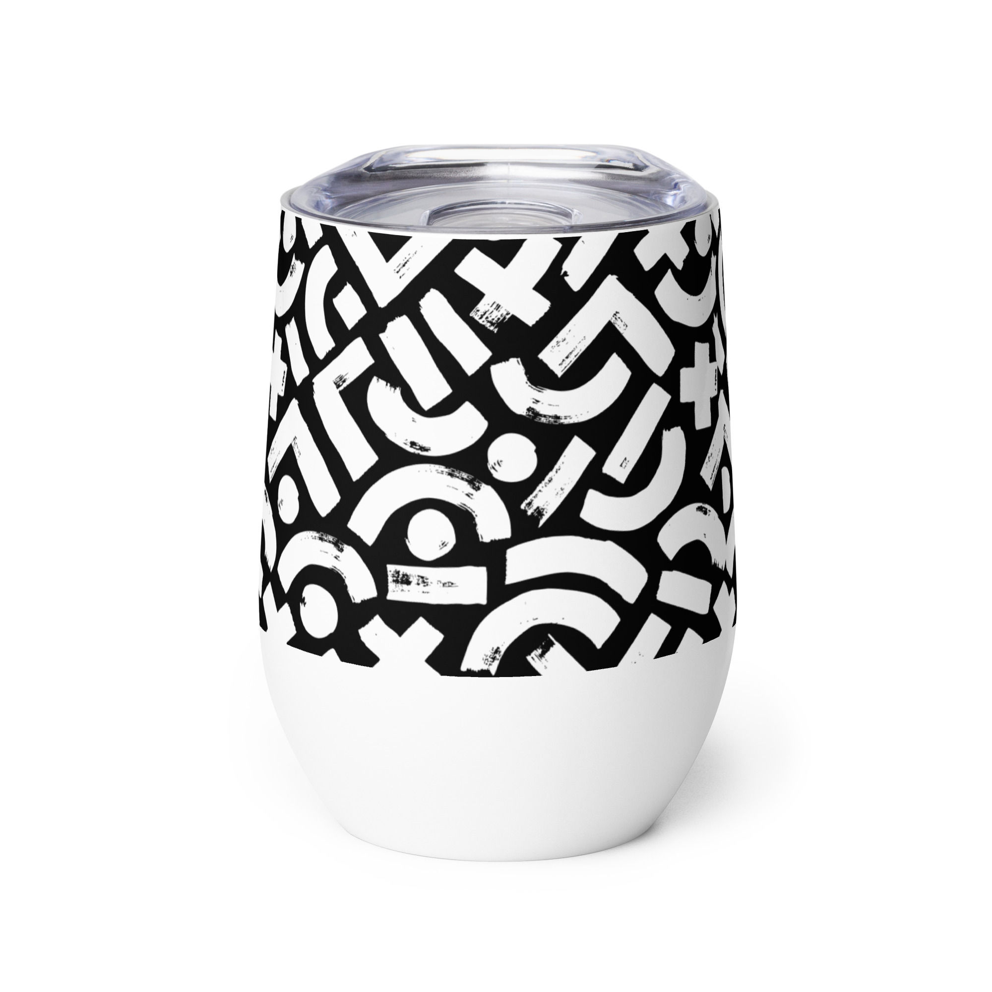 Wine tumbler -Hieroglyphics