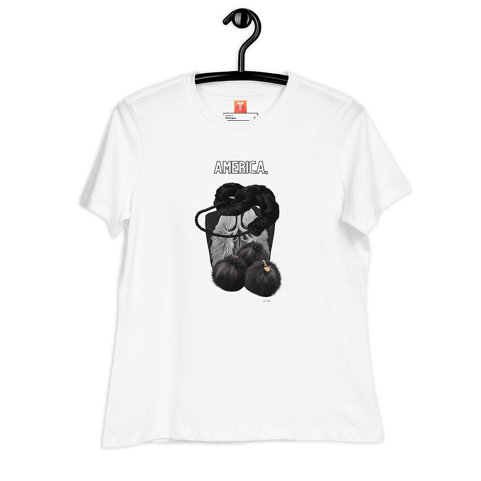 Women's Relaxed T-Shirt -The Message: We Still Can't Breathe