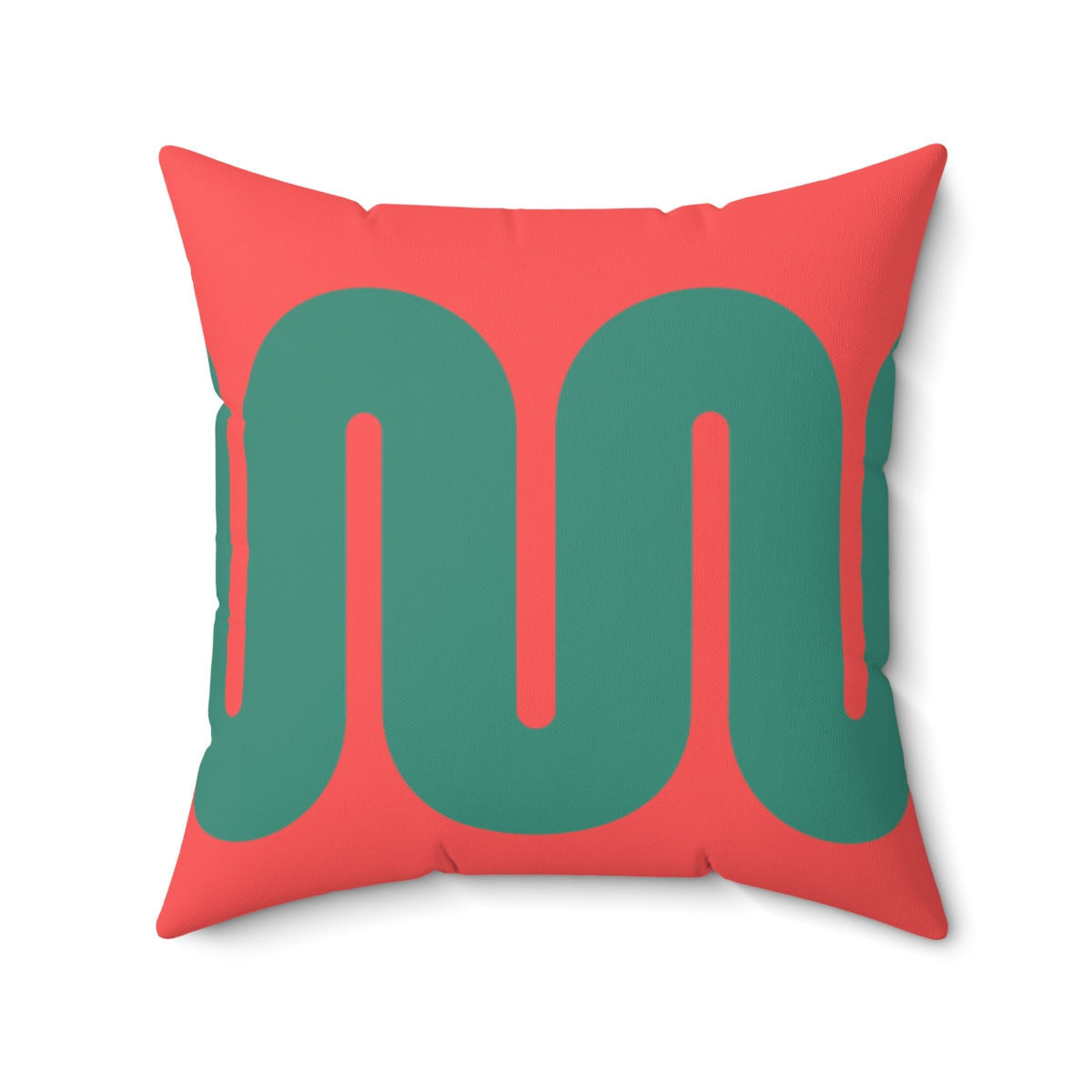 Spun Polyester Square Pillow -Enigma