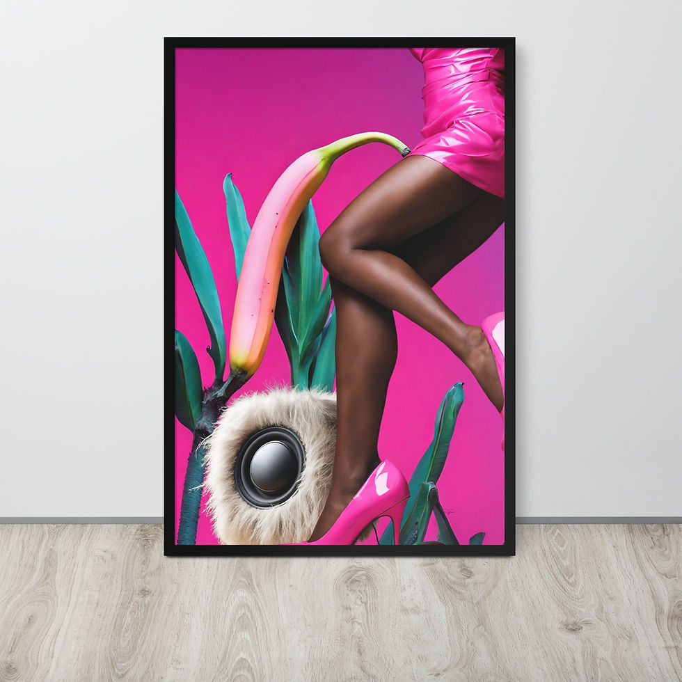 Framed poster -Come-Hither