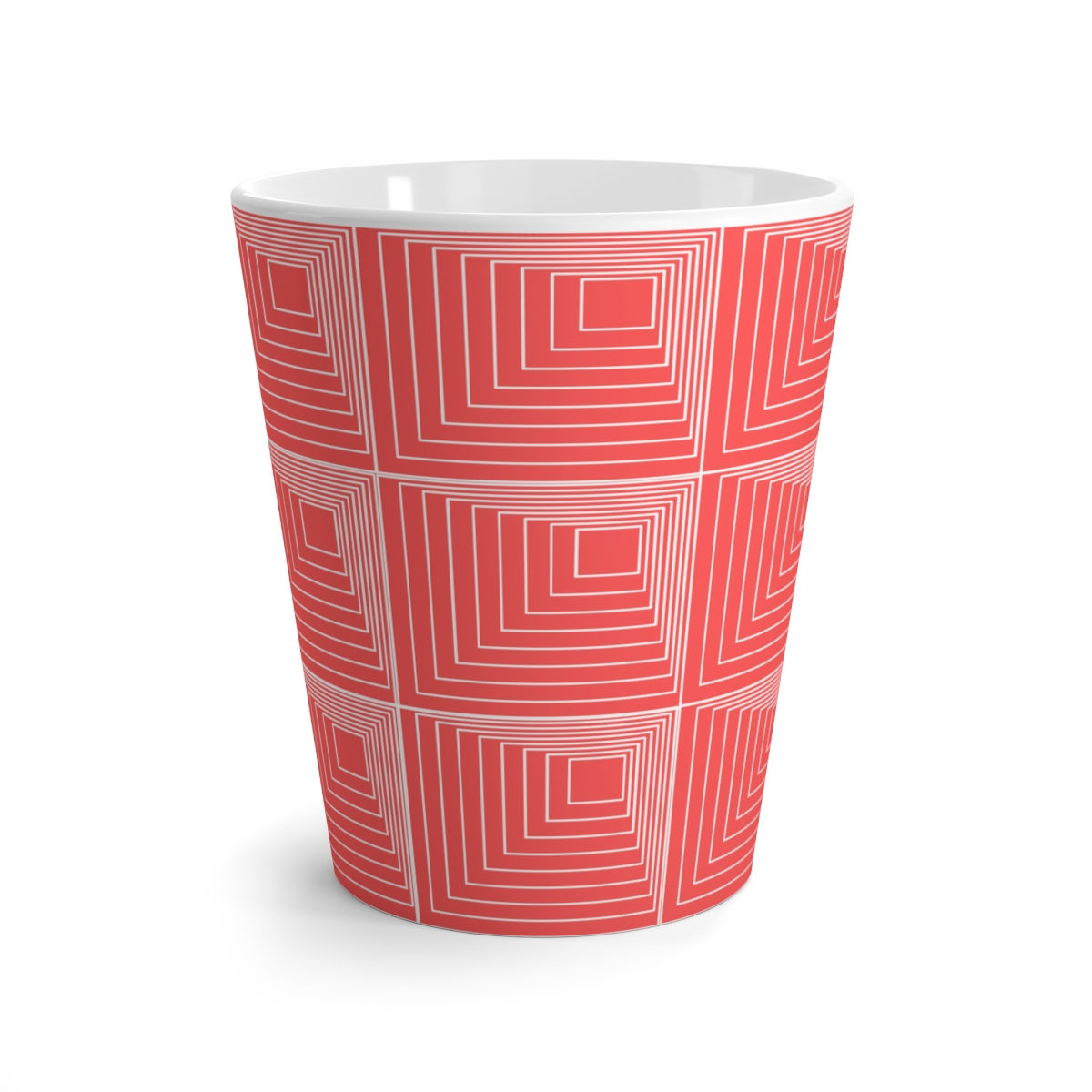 Latte Mug -Trippin' (Coral)