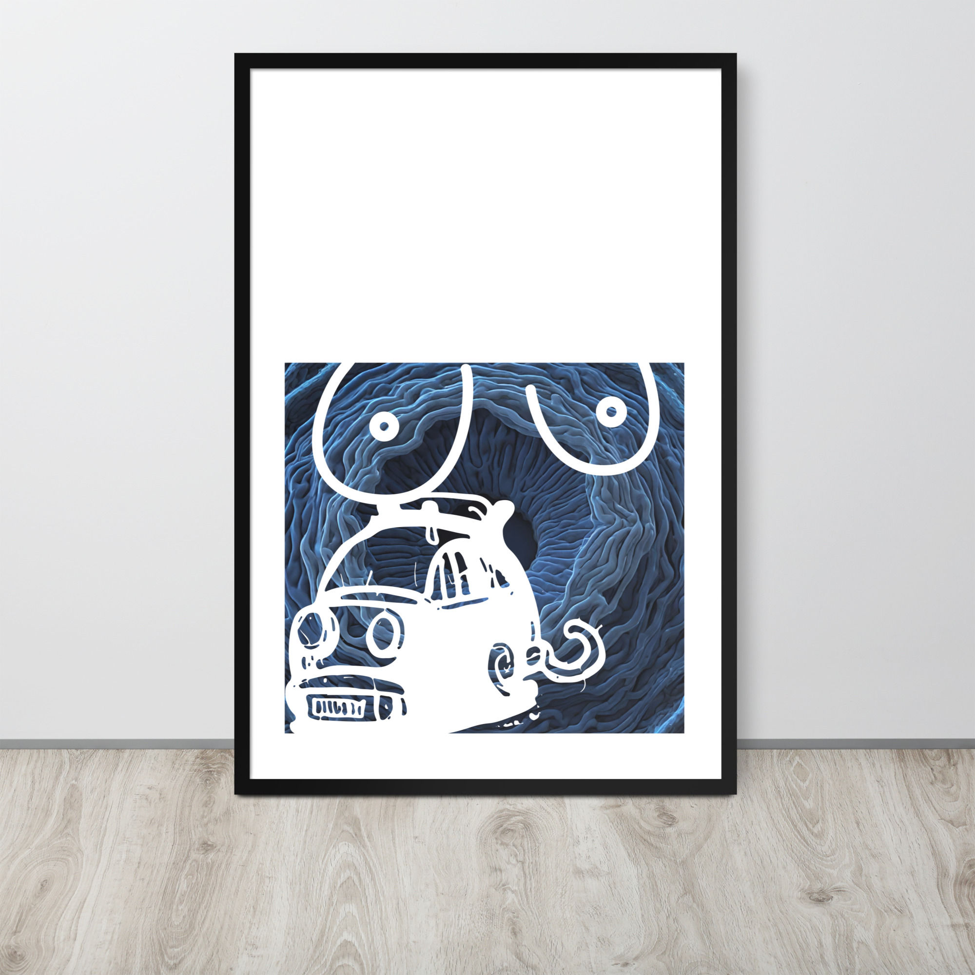 Framed poster -Go There