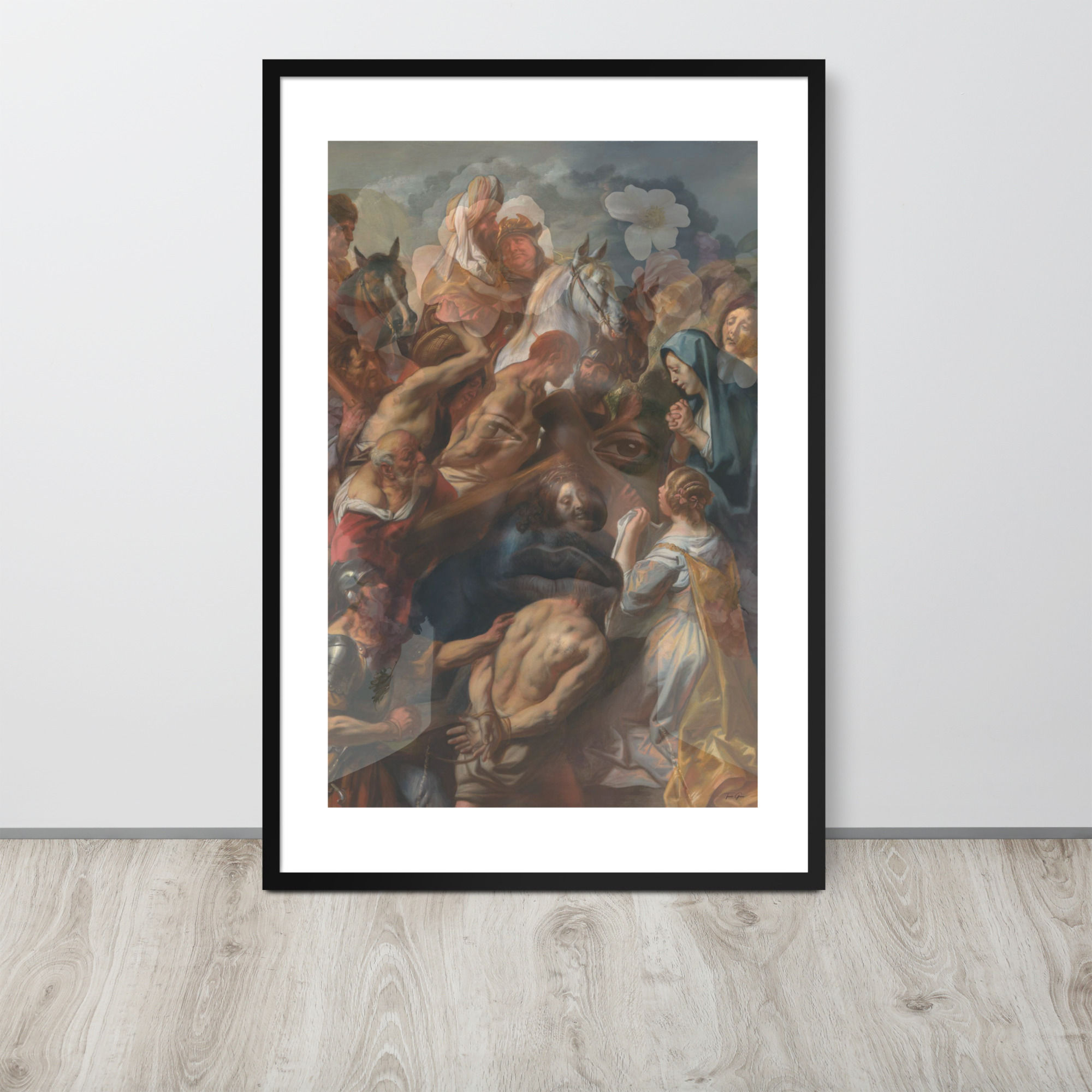 Framed poster -They See Trouble. They Don't See His Struggle. #4