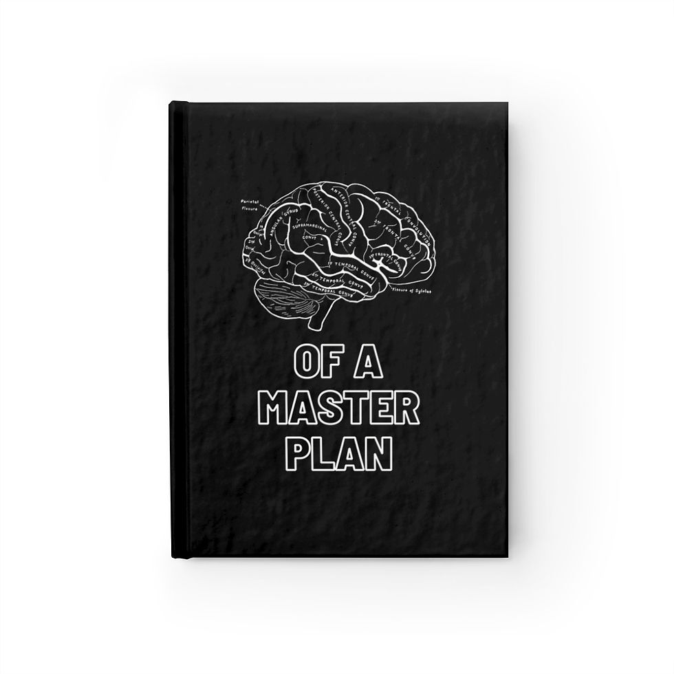 Hard Backed Journal - Ruled Line -The Master Plan