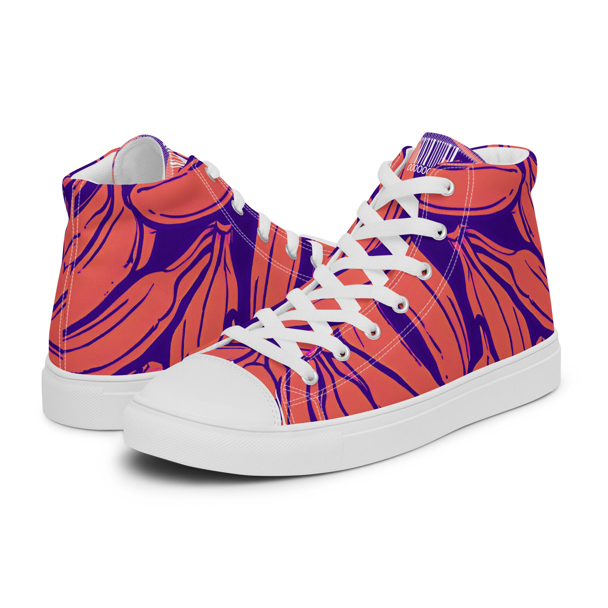 Men’s high top canvas shoes -Infinite Possibilities