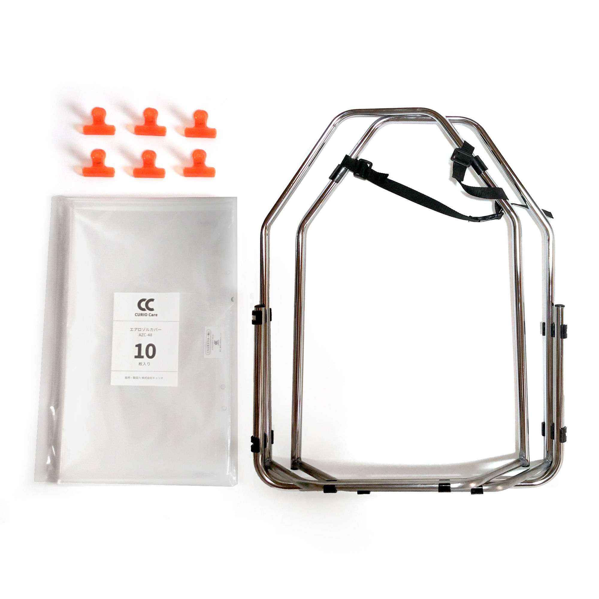 ストレッチャー用エアロゾルカバーフレームセット（AC4S-48）