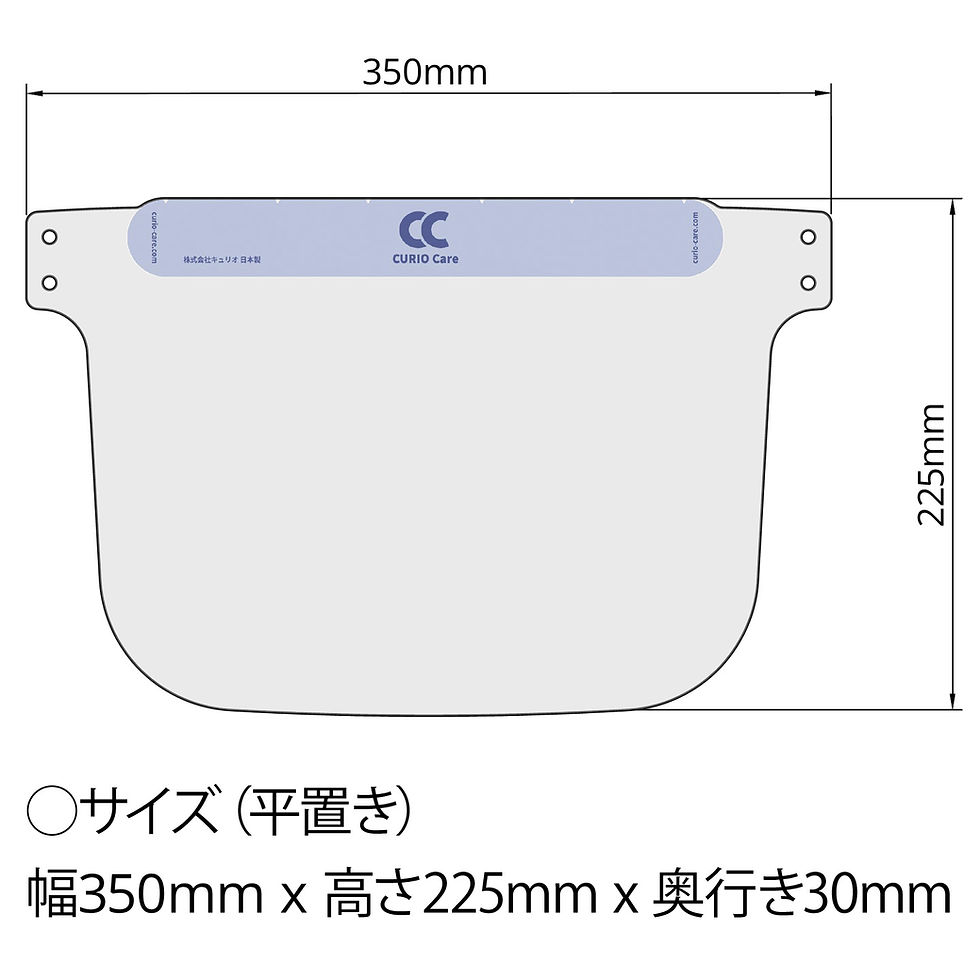 サムネイル： フェイスシールド 10枚入