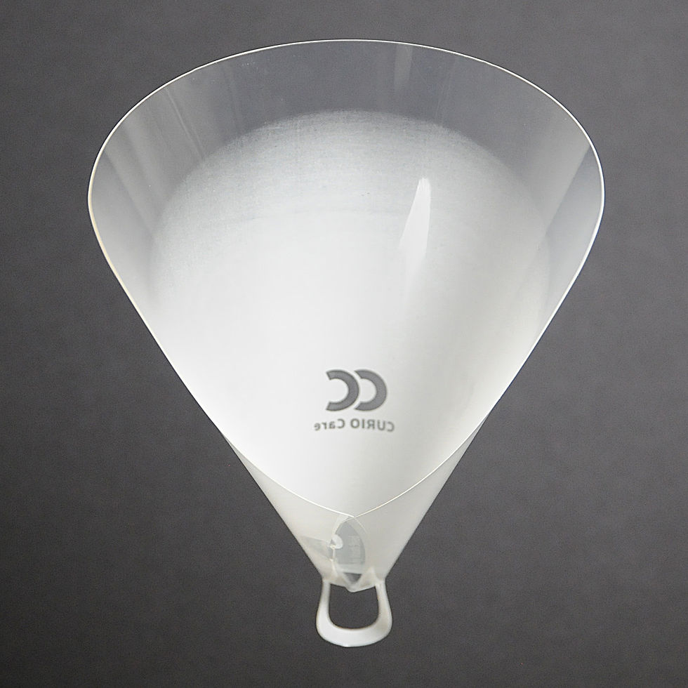 サムネイル： 会食用コーンシールド（CCコーン）ロゴ入り（10枚入り）