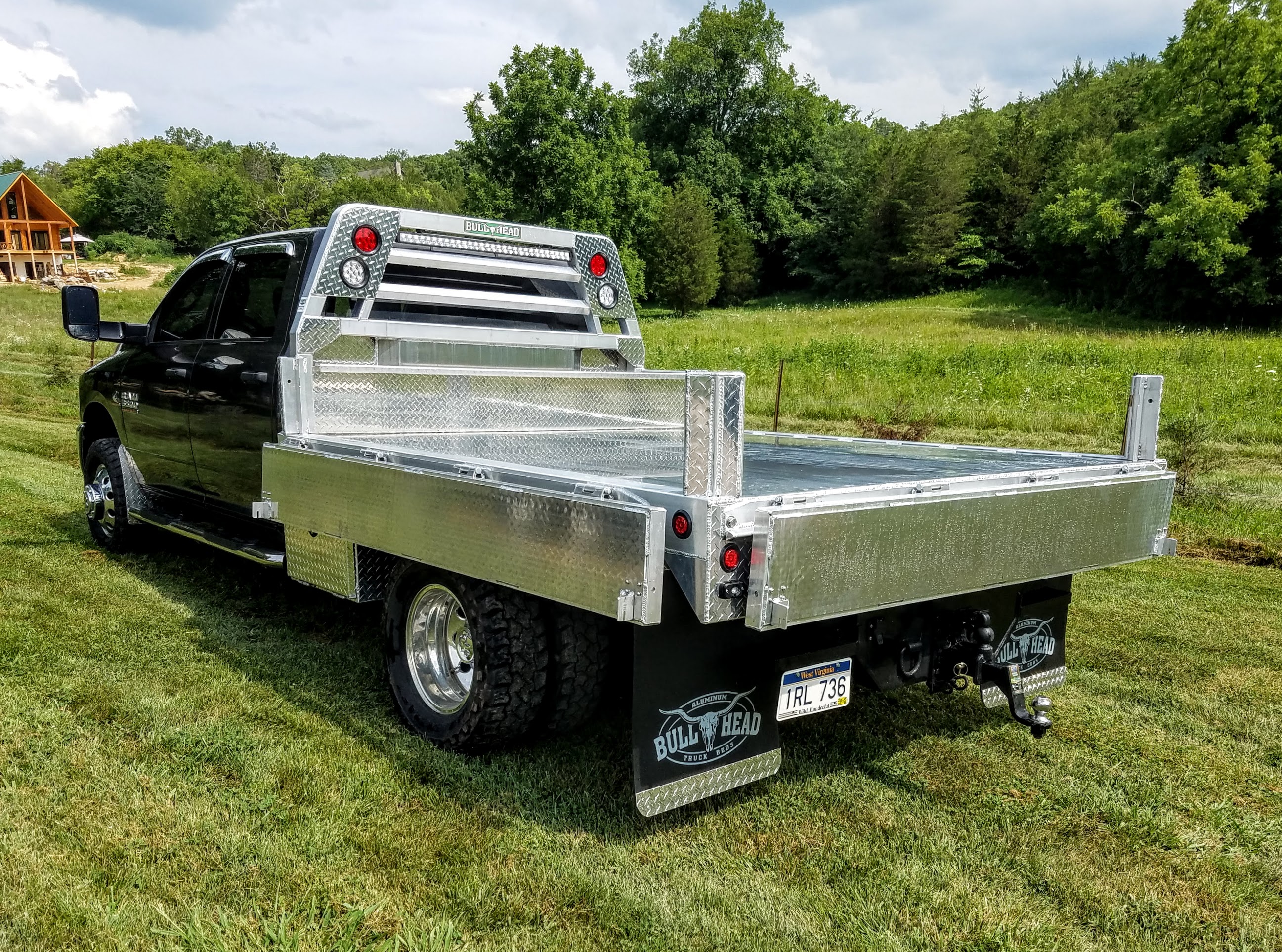 Aluminum Dump Bed Sides Down