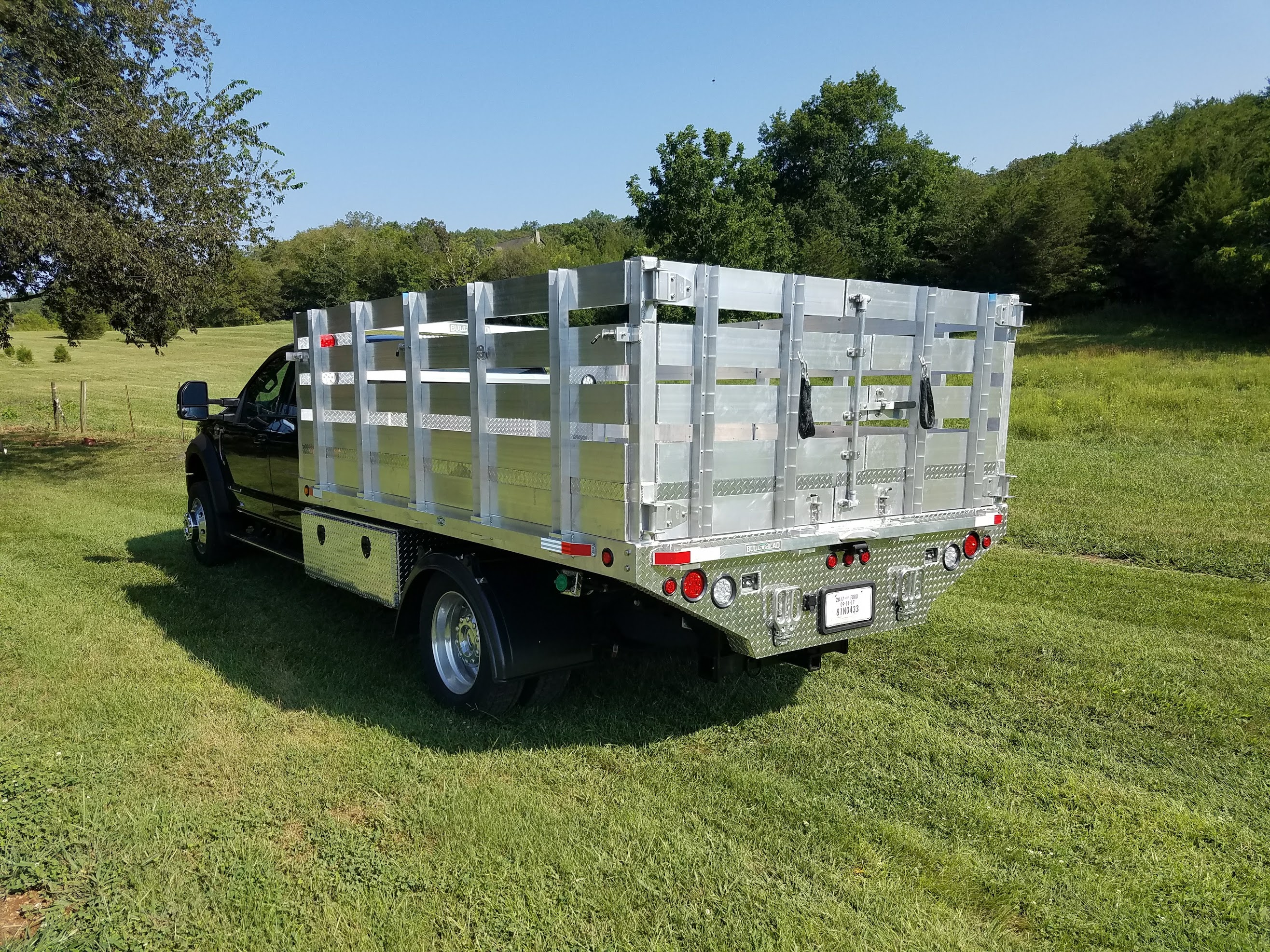 Aluminum Stake Body Dump Bed