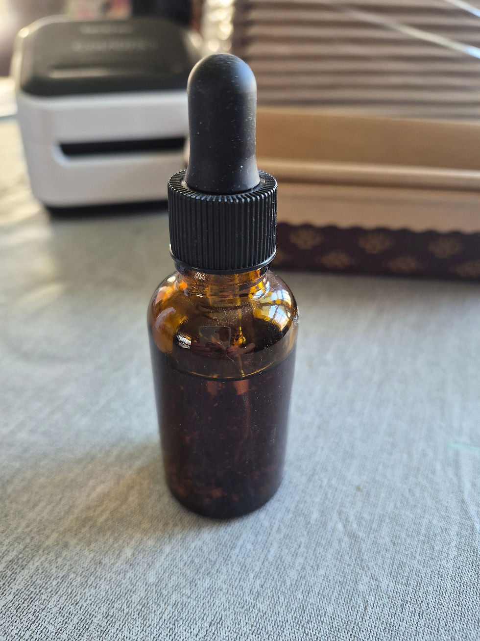 Brown dropper extract bottle