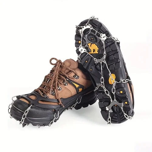 Unigear Crampons for Hiking Boots,Traction Ice Cleats Snow Grips with