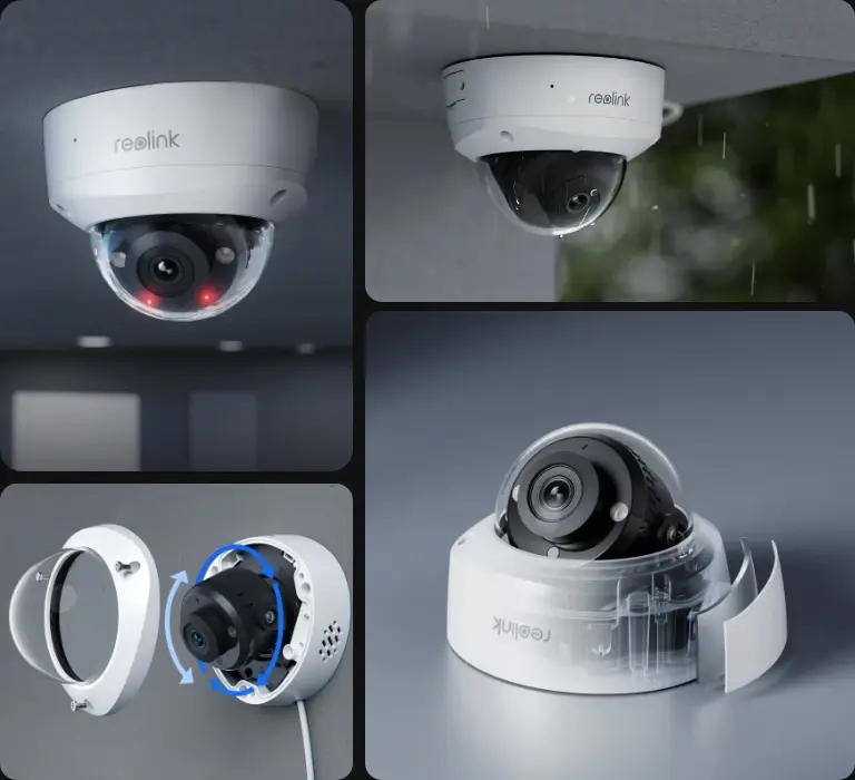 Thumbnail: Reolink- RLC-840A - 4K IK10 Vandal-Proof PoE Camera with Color Night Vision