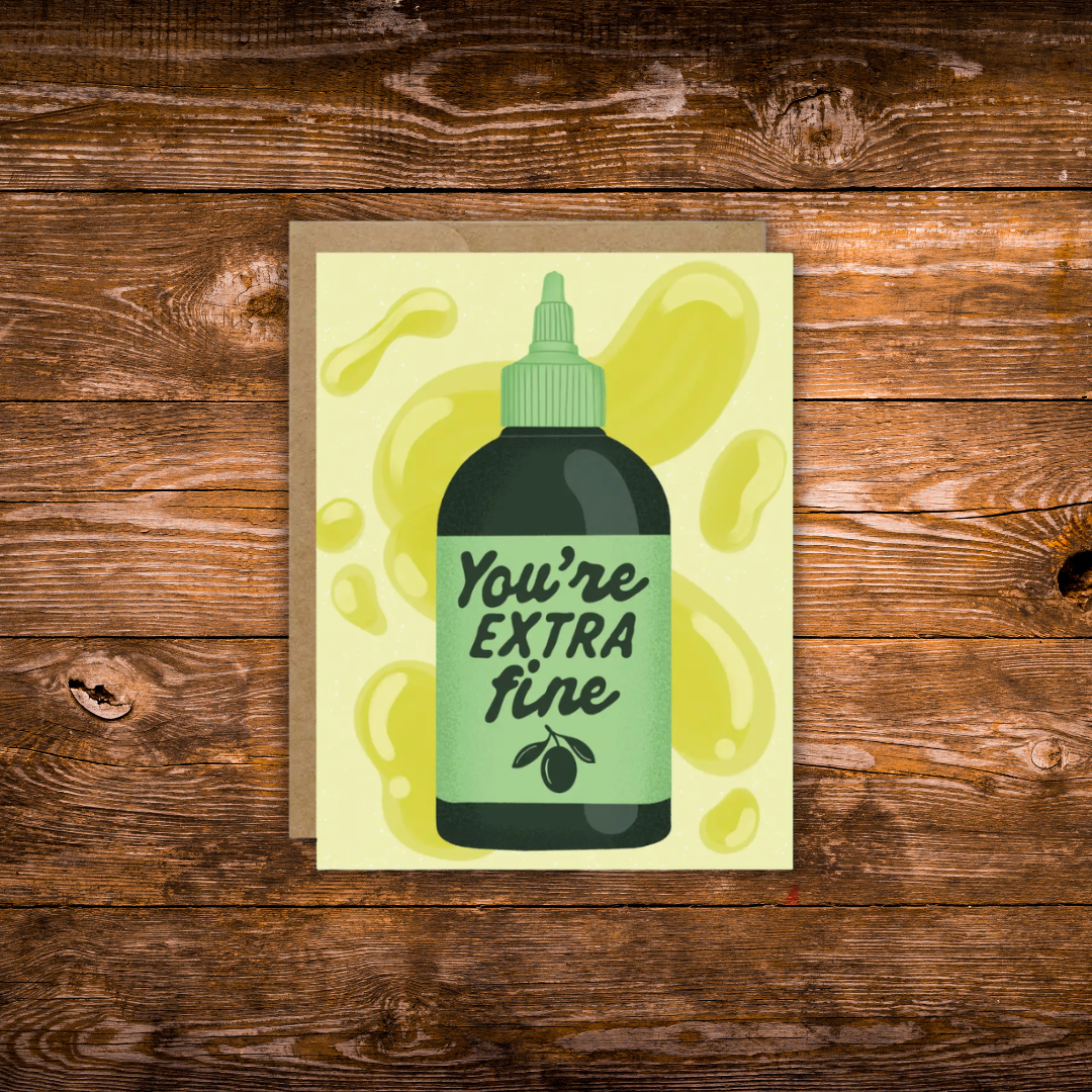 "You’re Extra Fine" Greeting Card