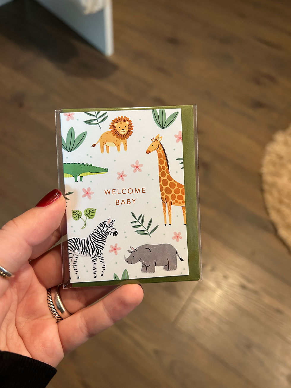 Thumbnail: Safari Baby Shower Mini Card