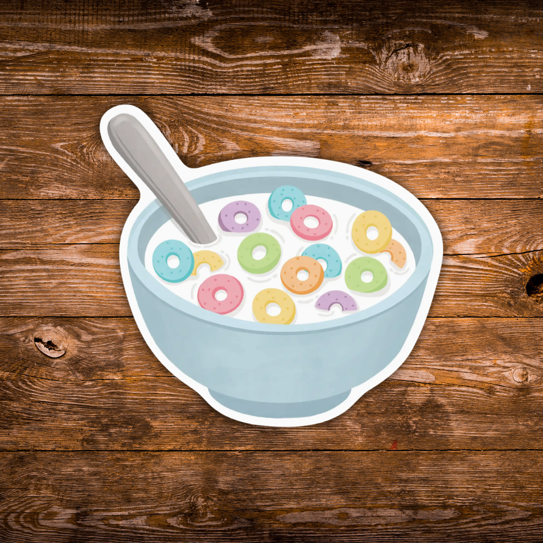 Loops Cereal Vinyl Sticker