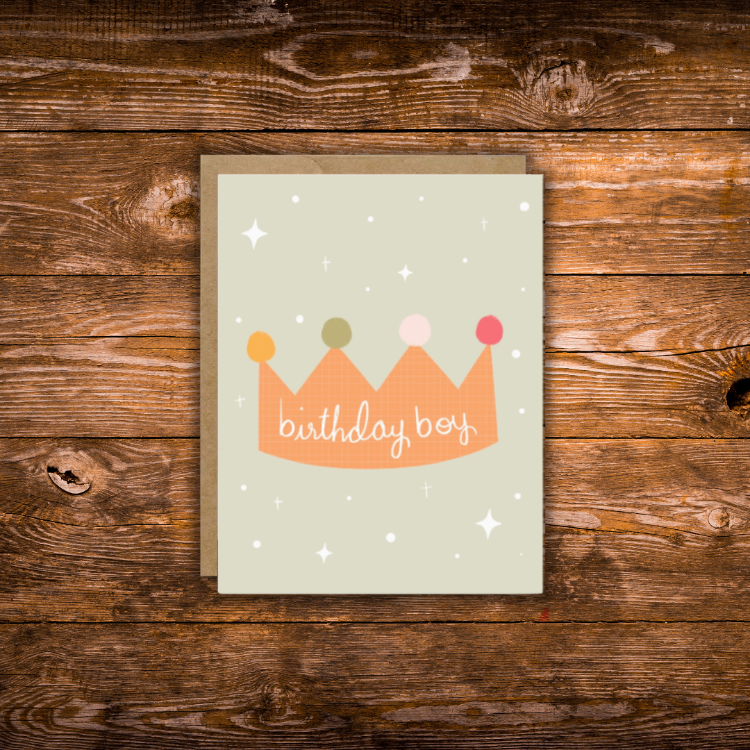 “Birthday Boy” Greeting Card