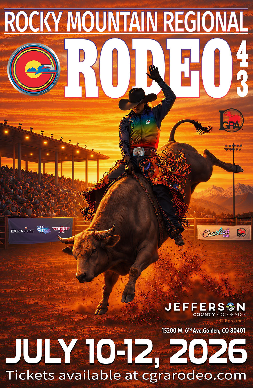 Rocky Mountain Regional Rodeo 43 Saturday