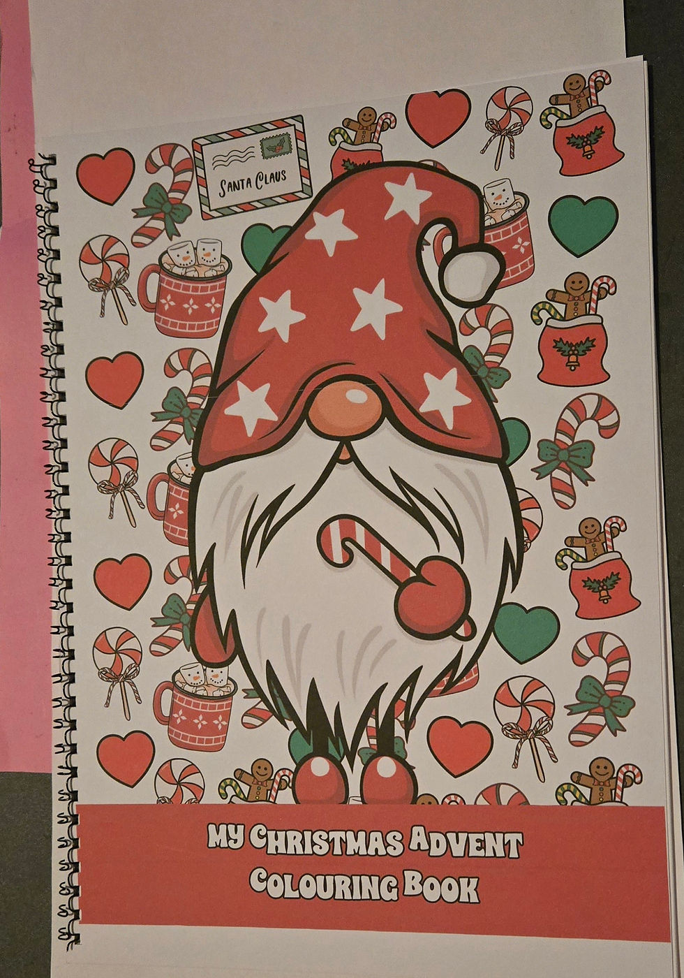 My Christmas advent colouring book