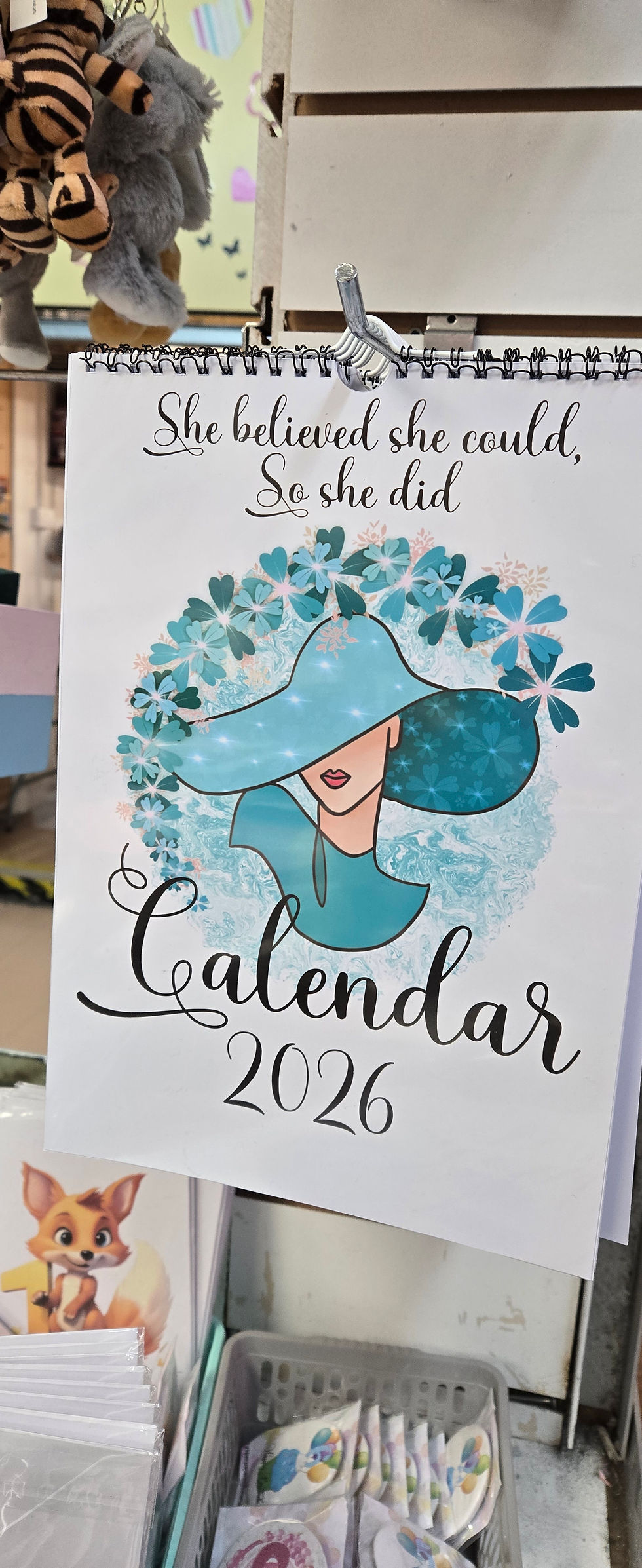 Thumbnail: She believed she could so she did Calendar 2026