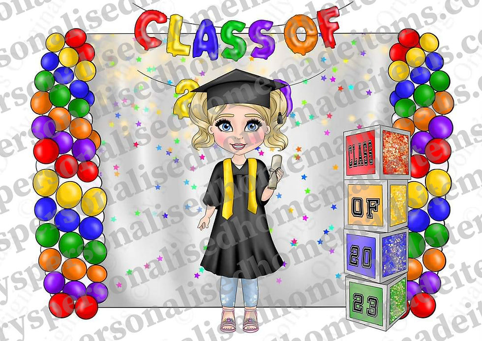 Thumbnail:  Personalised leavers 2023 water bottles 