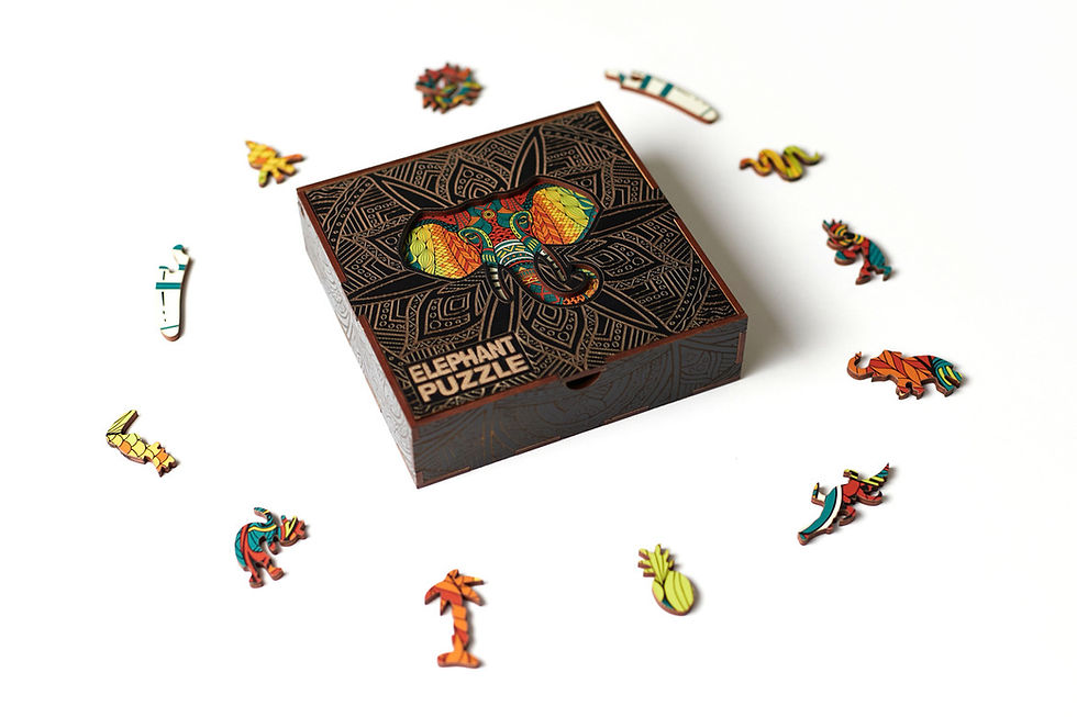 Miniatură: Elefantul — 70 piese