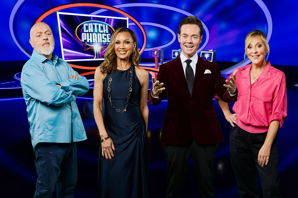 Celebrity Catchphrase Christmas Special Preview ITV1 Celebrity Catchphrase Christmas Special Preview ITV1