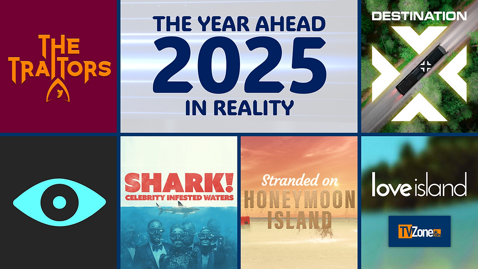 2025 THE YEAR AHEAD IN REALITY TV, NEW AND RETURNING TITLES