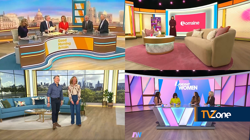 ITV UNVEILS NEW DAYTIME STUDIOS AS PRODUCTION AND SCHEDULE CHANGES ARE IMPLEMENTED
