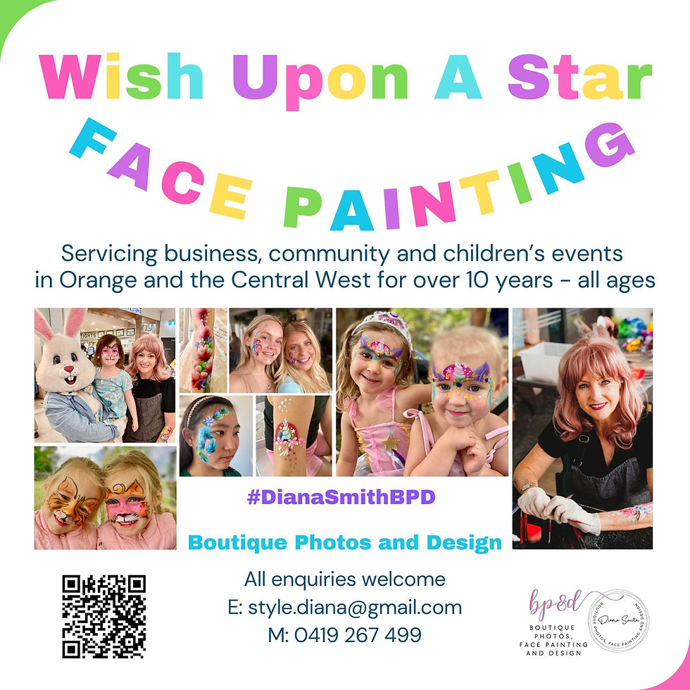 Wish Upon A Star Face painting - #DianaSmithBPD