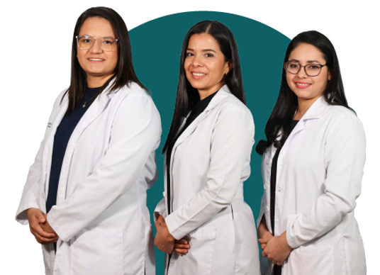 Tres doctoras de Hernia Center