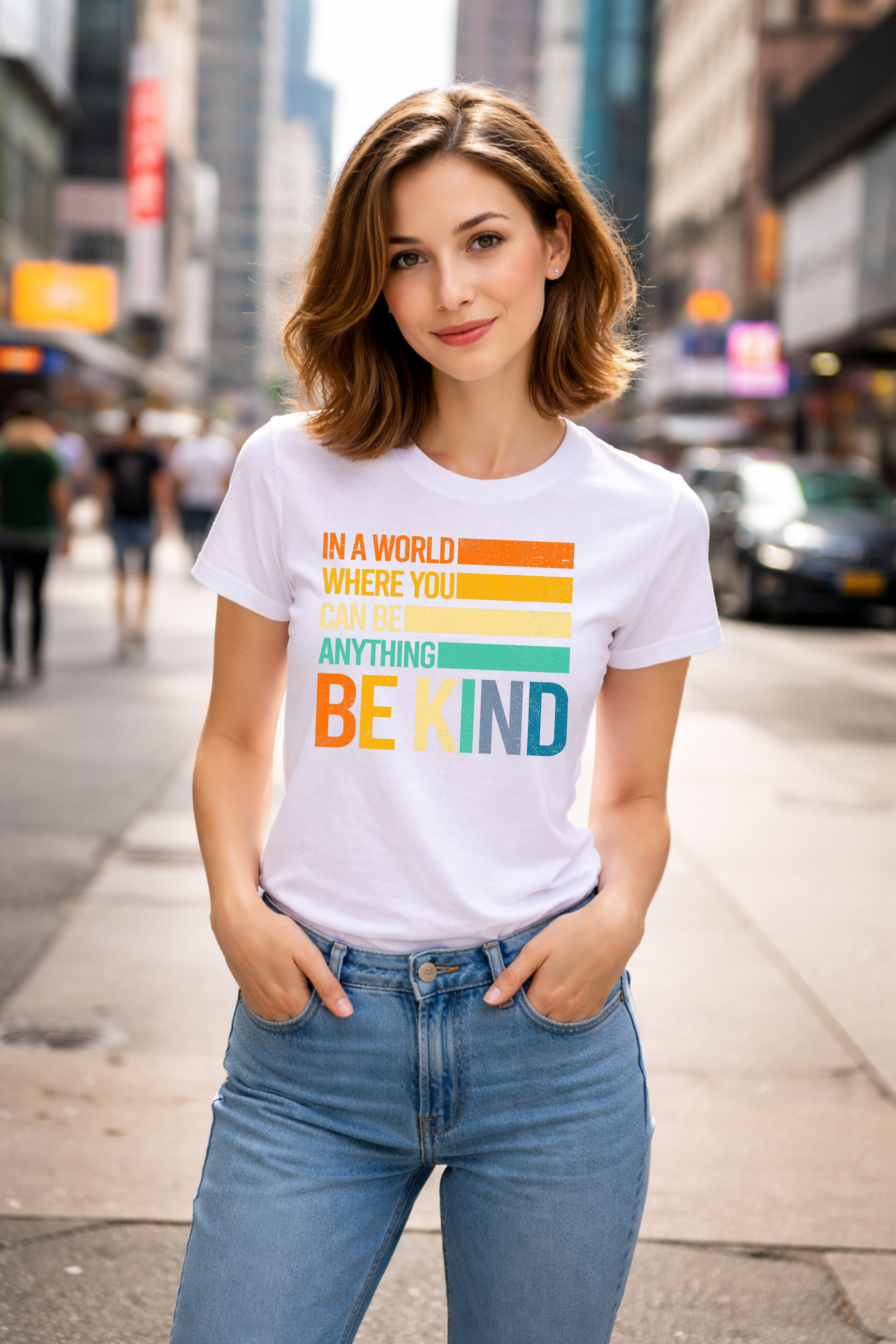 Be Kind Shirt Color Band Shirt