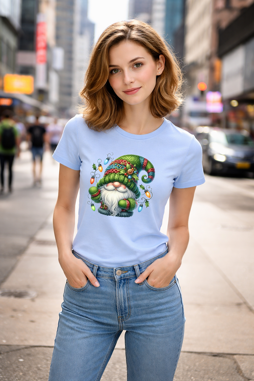 Thumbnail: Gnome Christmas Light Shirt