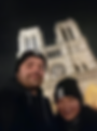 Lucas & Sera at Notre Dame Cathedral, Paris, France