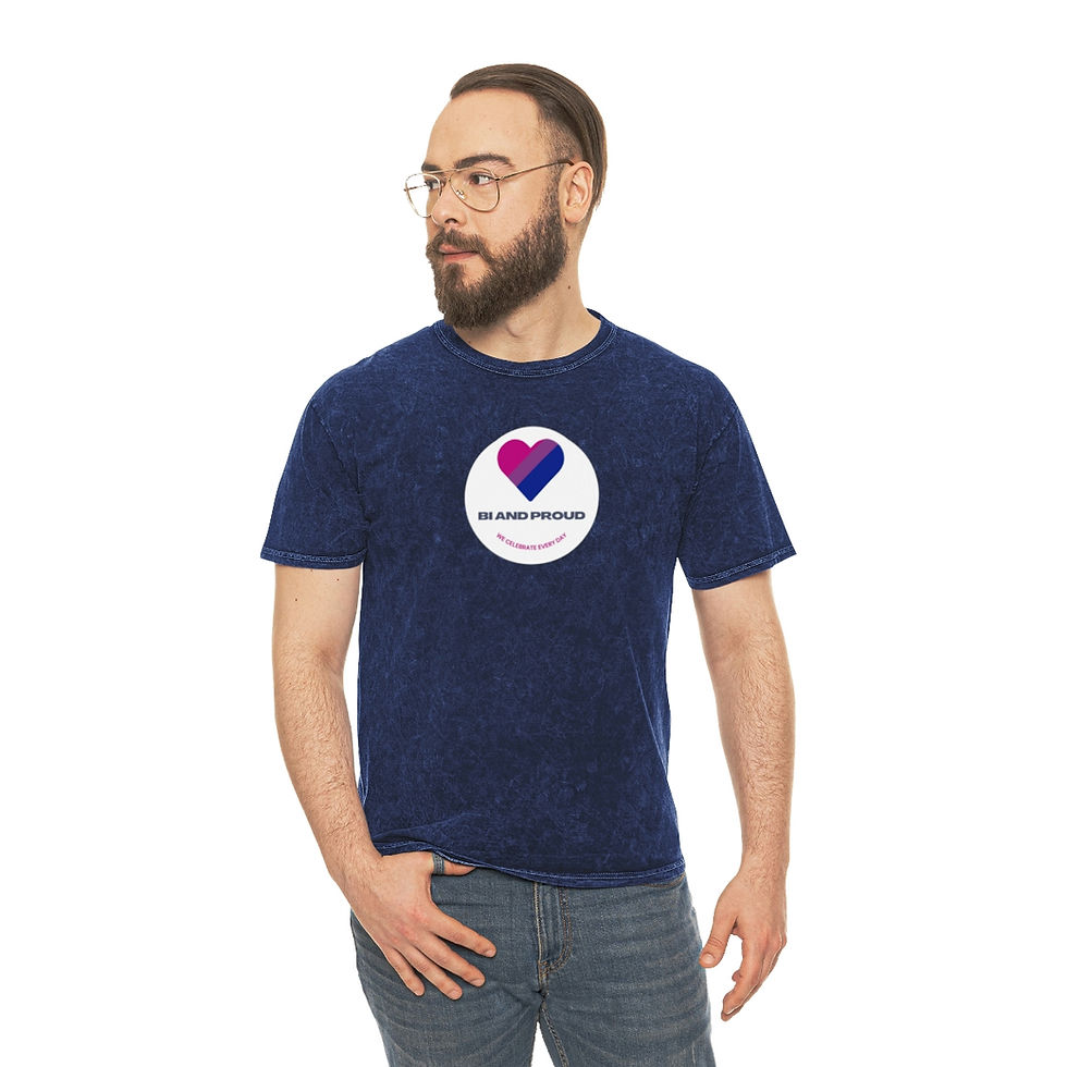 Thumbnail: Bi Pride Mineral Wash T-Shirt