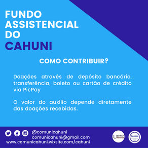 Fundo Assistencial do CAHUNI - Como contribuir?