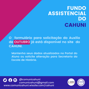 Fundo Assistencial OUTUBRO - Como solicitar?