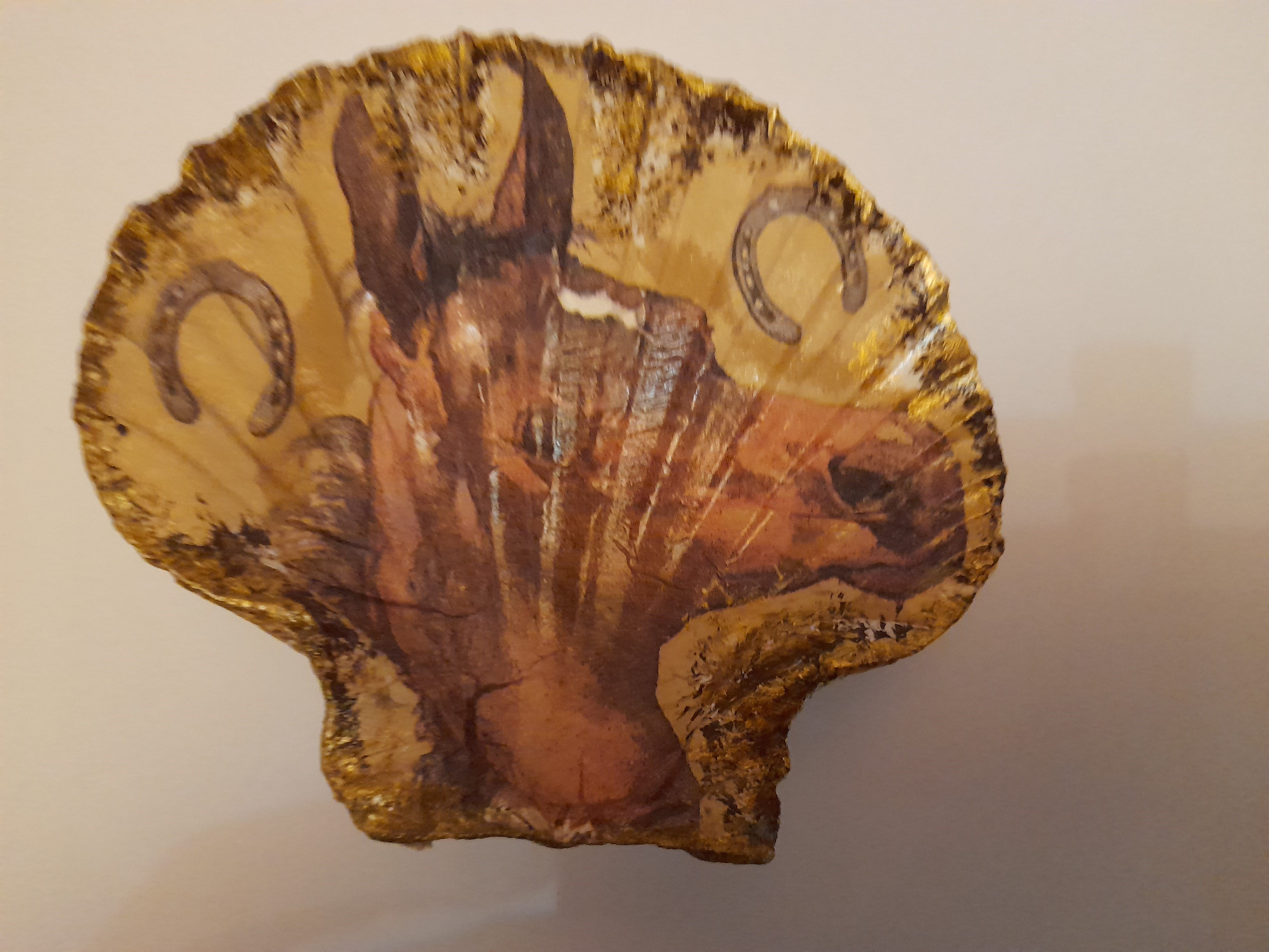 Coquille décorée
