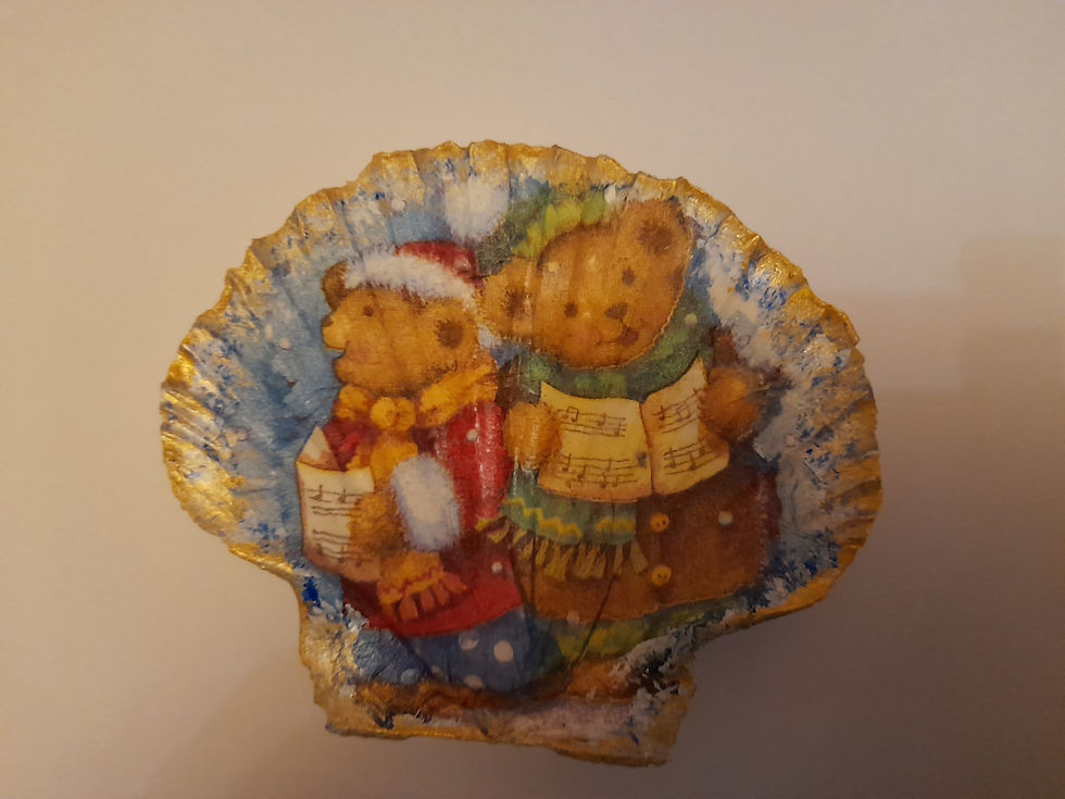 Miniature : Coquille décorée